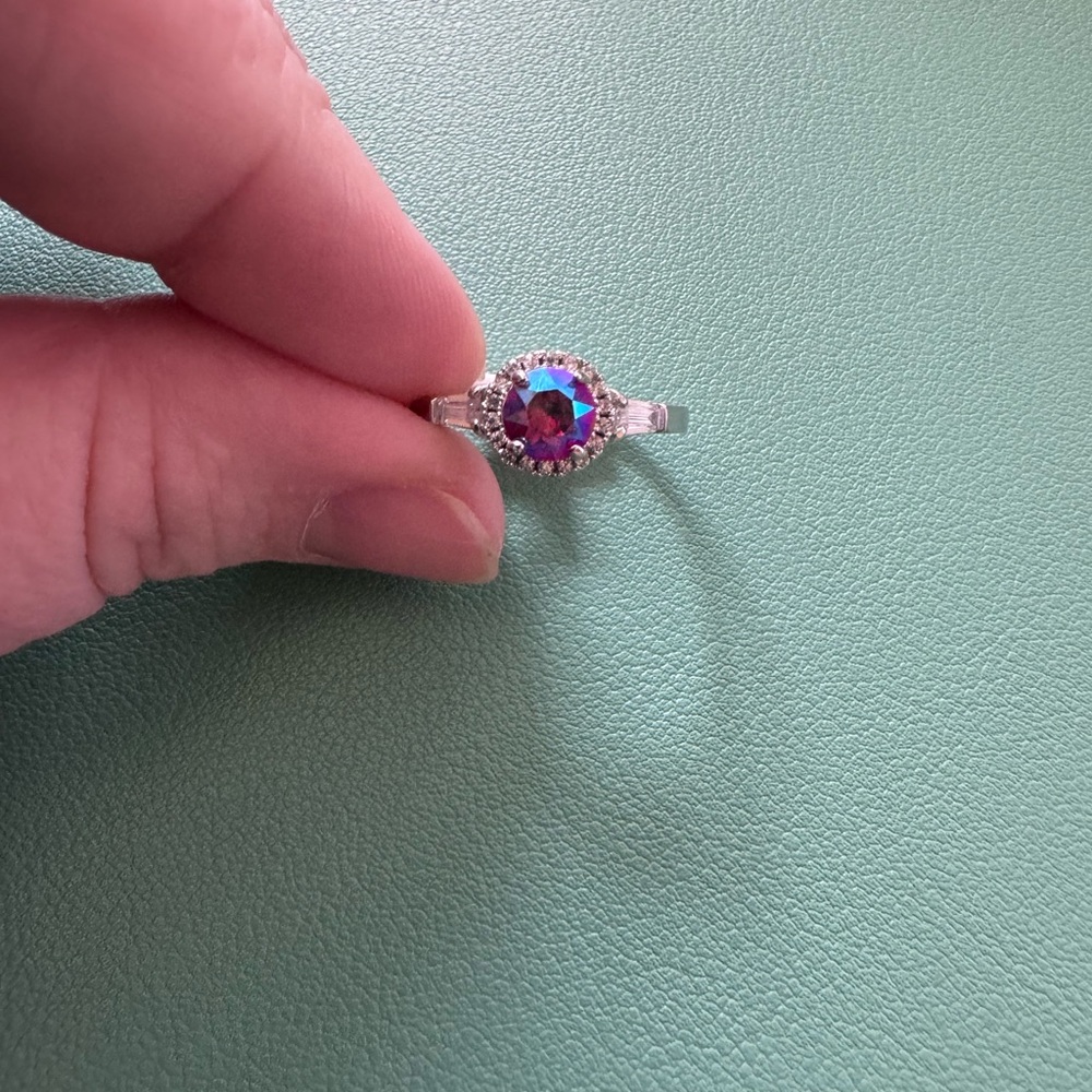 Fragrant Jewels Red and Silver size 9 ring NWT